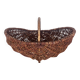 Woven wicker basket, folk art