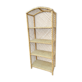 Colonial rattan shelf