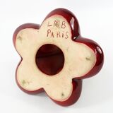 Art deco pipe door in french faience lmb paris, 1930s