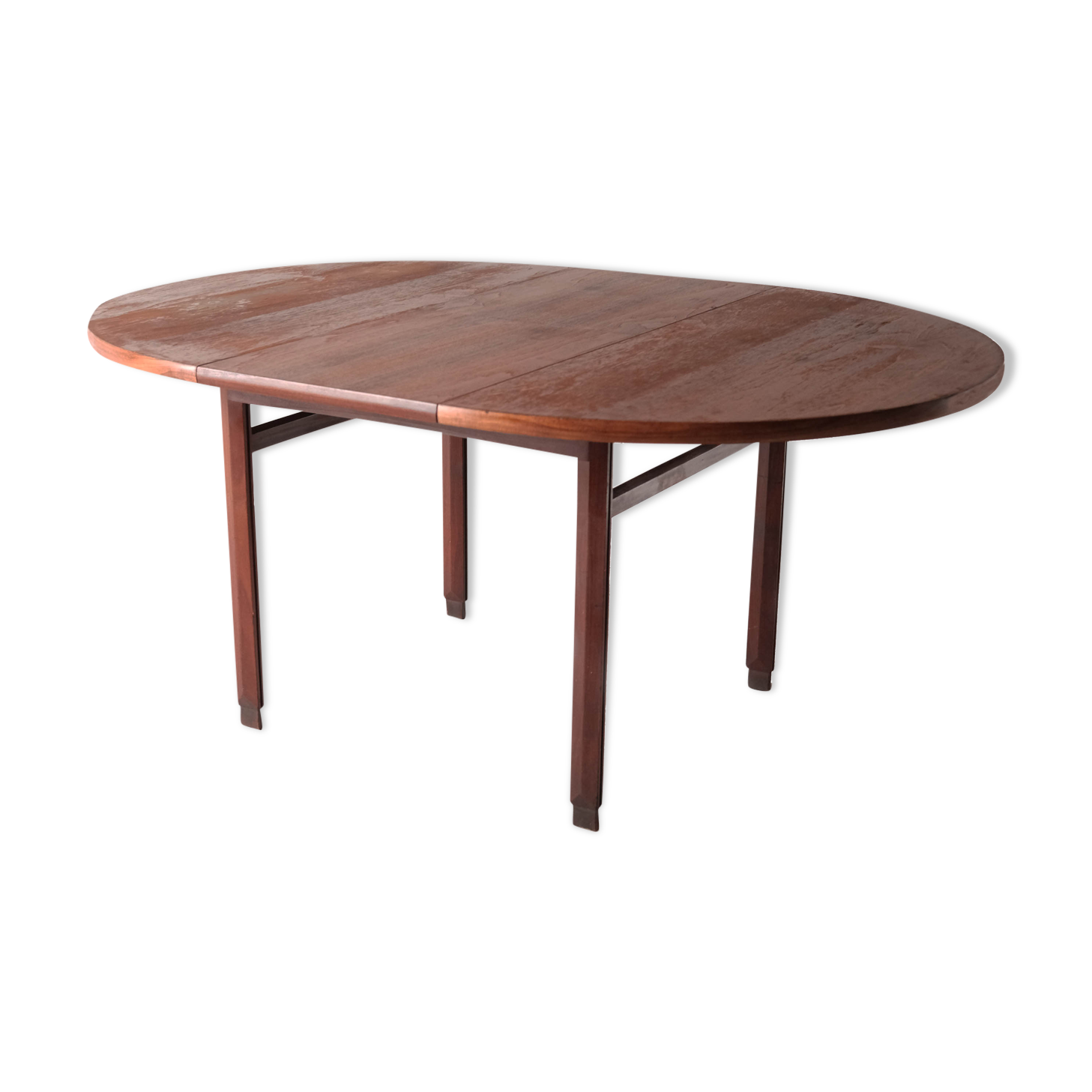 Mid-Century Oval Dinning Table, Italy 1960s