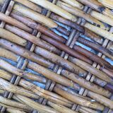 Vintage rattan chiffonier