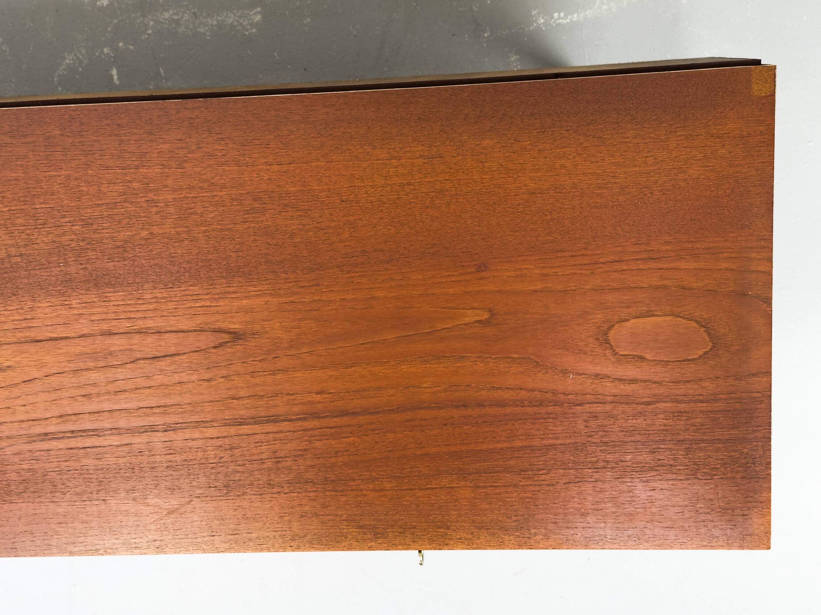 Teak lowboard with drawers from WK Möbel, 1960s