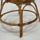 Vintage rattan chair by Dirk van Sliedregt Rohe Noordwolde 1960 in the Netherlands