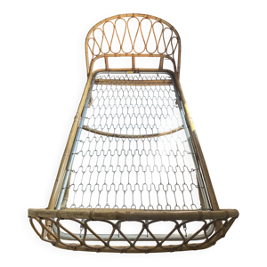 Lit corbeille en rotin