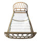 Vintage rattan basket bed