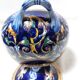 Large Gien blue sugar bowl or candy dish, Renaissance model