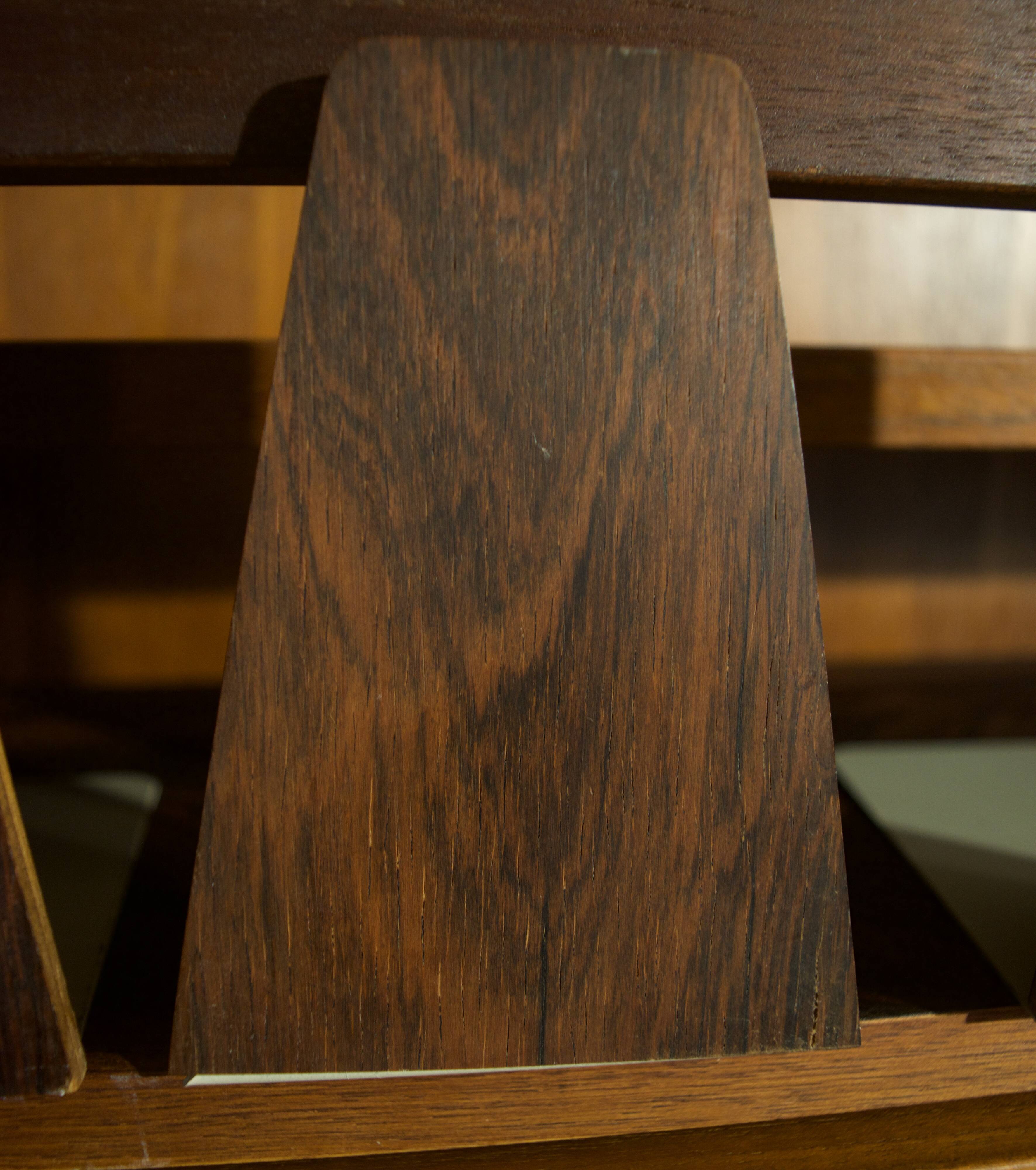 Rosewood Bookends by Kai Kristiansen for Feldballes Møbelfabrik.