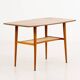 Scandinavian teak coffee table with a double top, 1950s/60s.