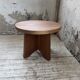 Constructivist gueridon 1950 mahogany