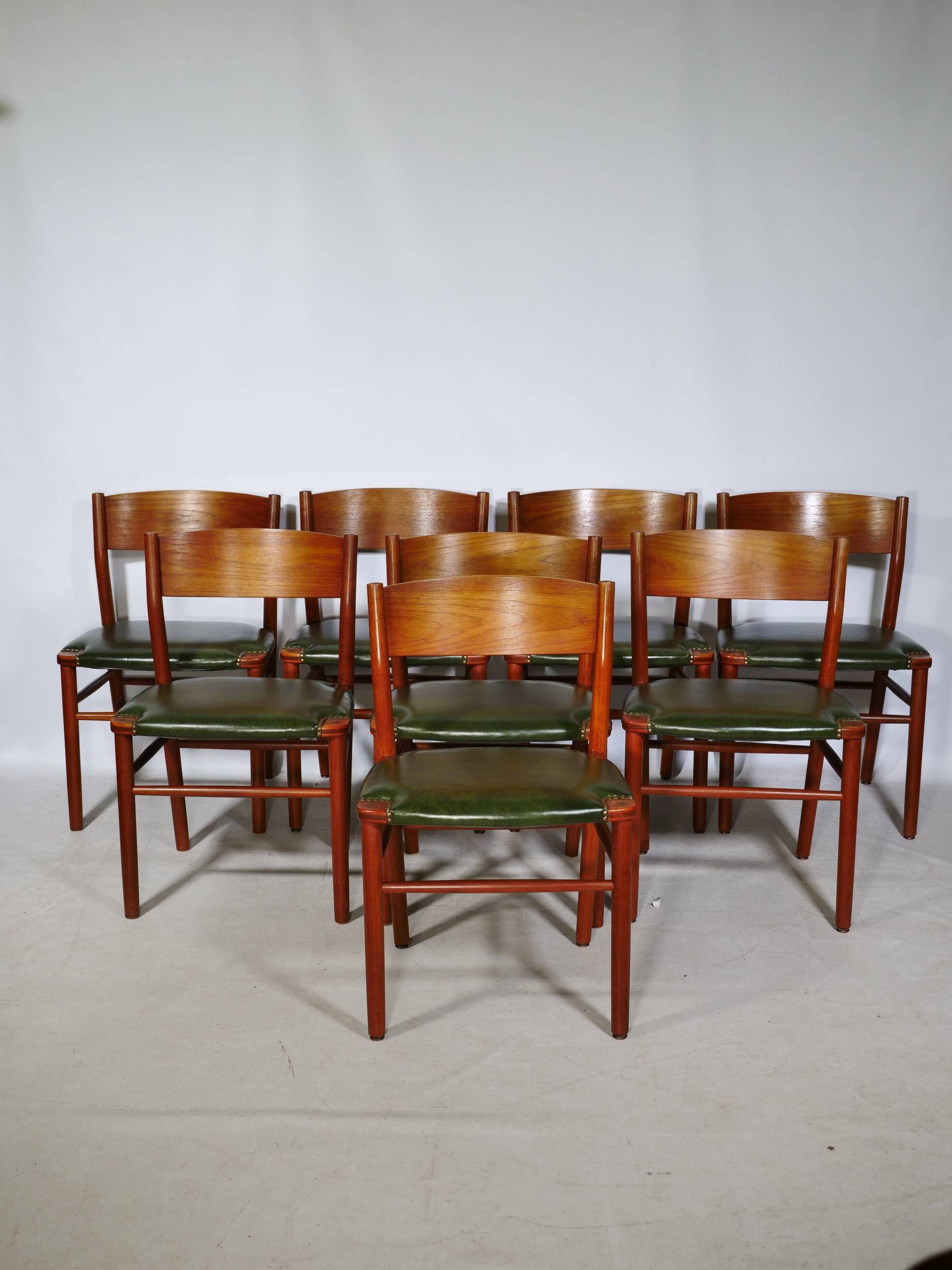 Teak Chairs by Georg Leowald for Wilkhahn, Set of 8 1960s
