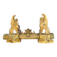 Chenets bronze griffons