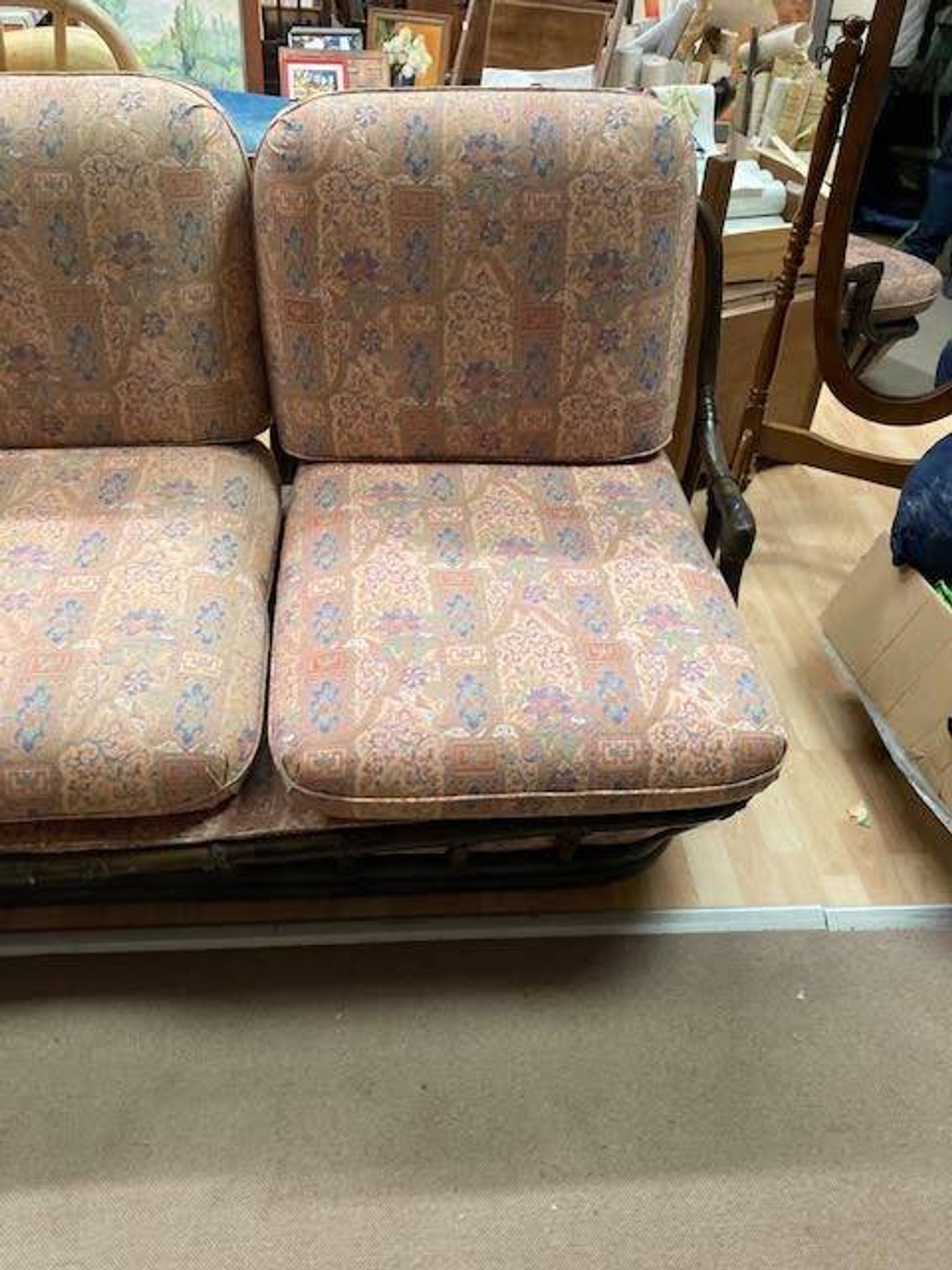 Rattan sofa