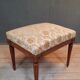 Pouf upholstered in Louis XVI style
