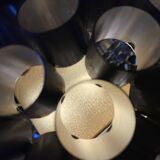 Suspension light aluminium style Foscarini vintage space age vintage 1980