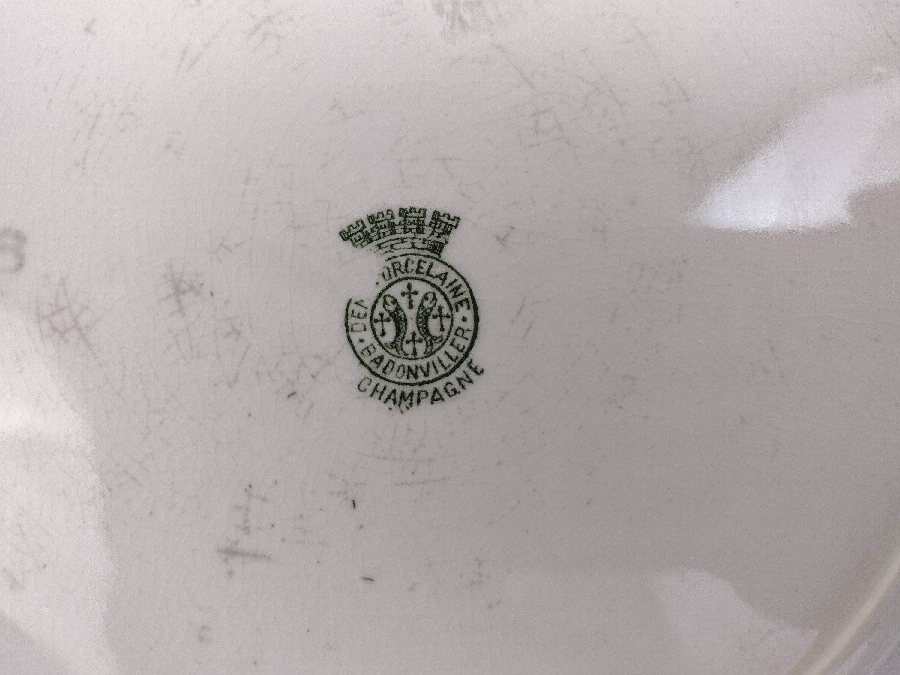 6 Badonviller Champagne flat plates
