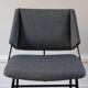 Series of 6 vintage modernist chairs Raphael Raffel, 1950s