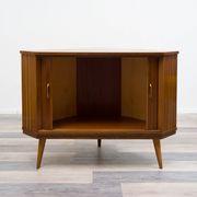 1950s chest of drawers/TV cabinet with sliding doors