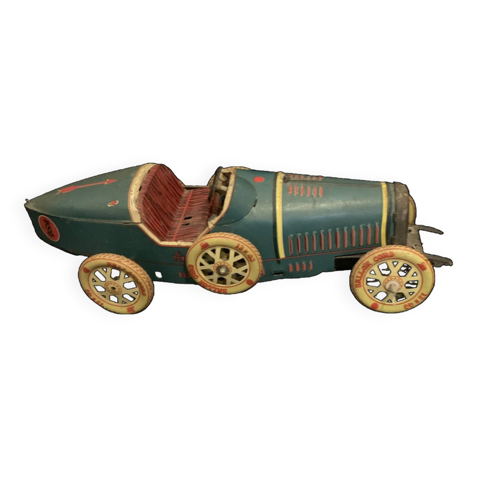 Vintage jouet mécanique retro à Remonter à clé en tole