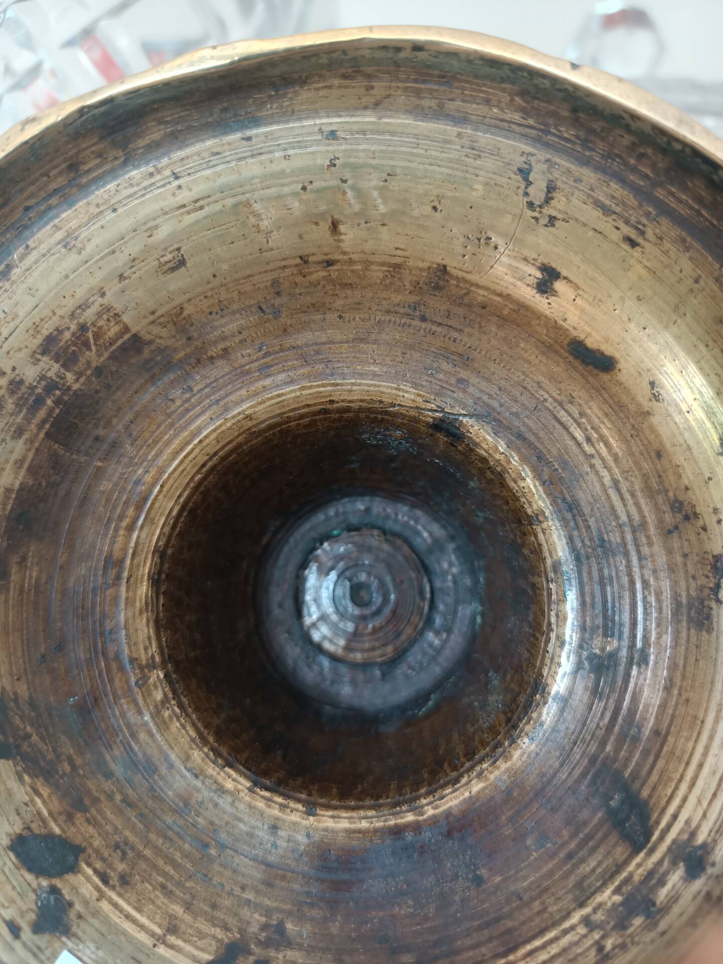Bougeoir en bronze, XVIIIe