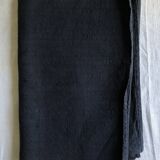 Black tinted hemp harvest tablecloth