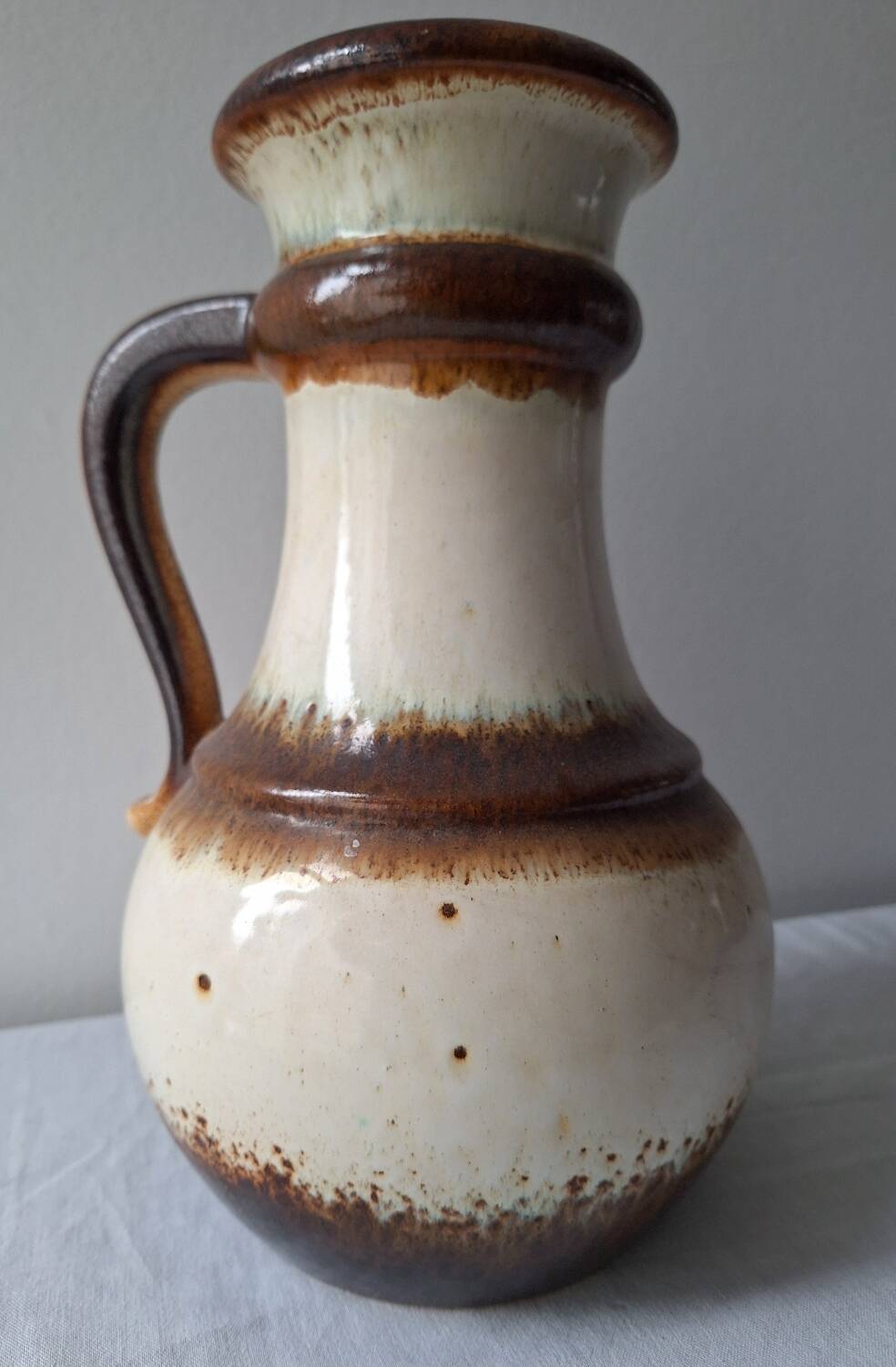 West Germany vase, carafe, vintage pitcher