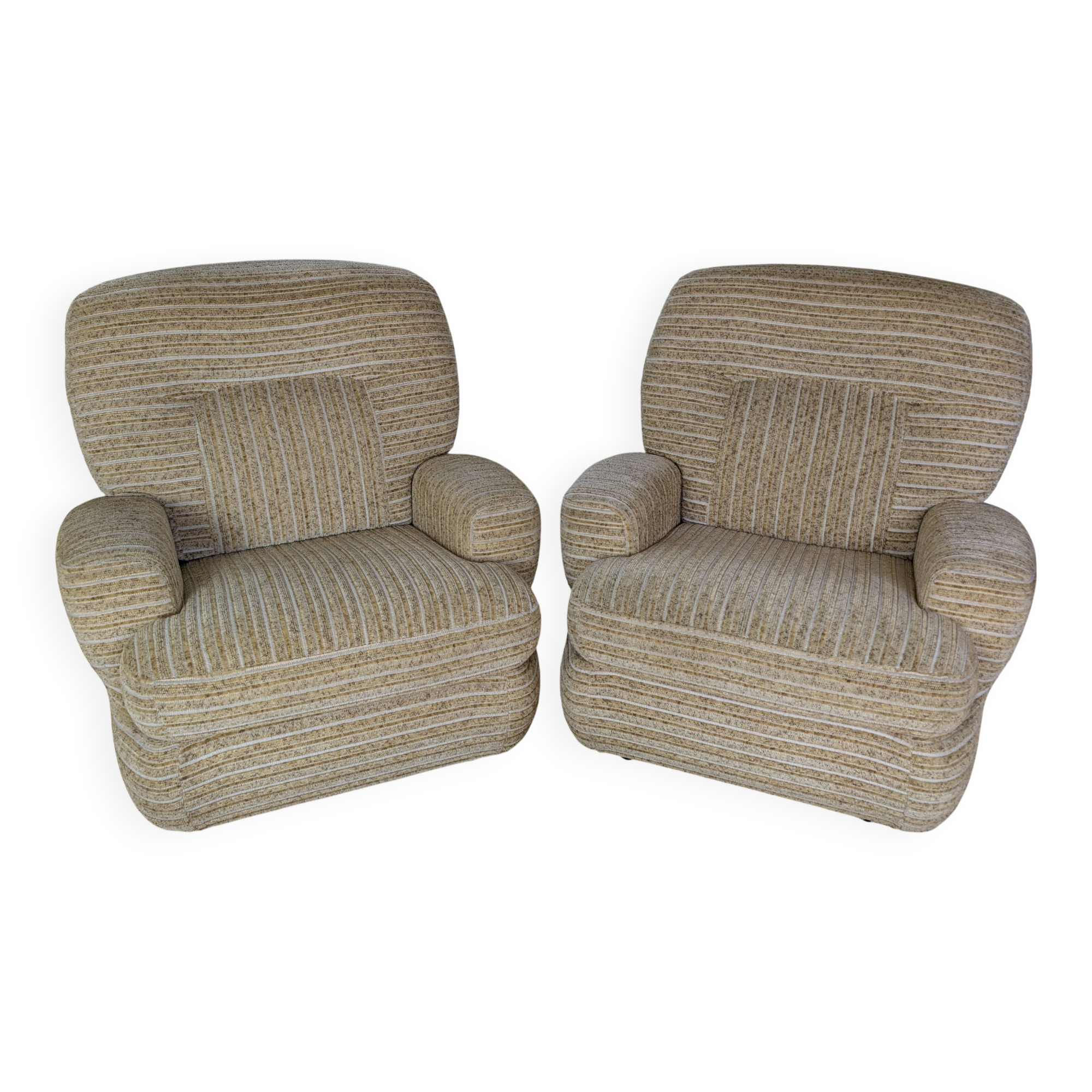 Pair of Italian armchairs from the 1970s.