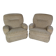 Pair of Italian armchairs from the 1970s.