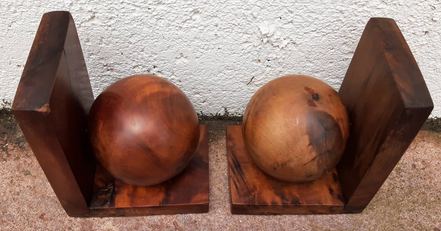 Pair of art deco bookends