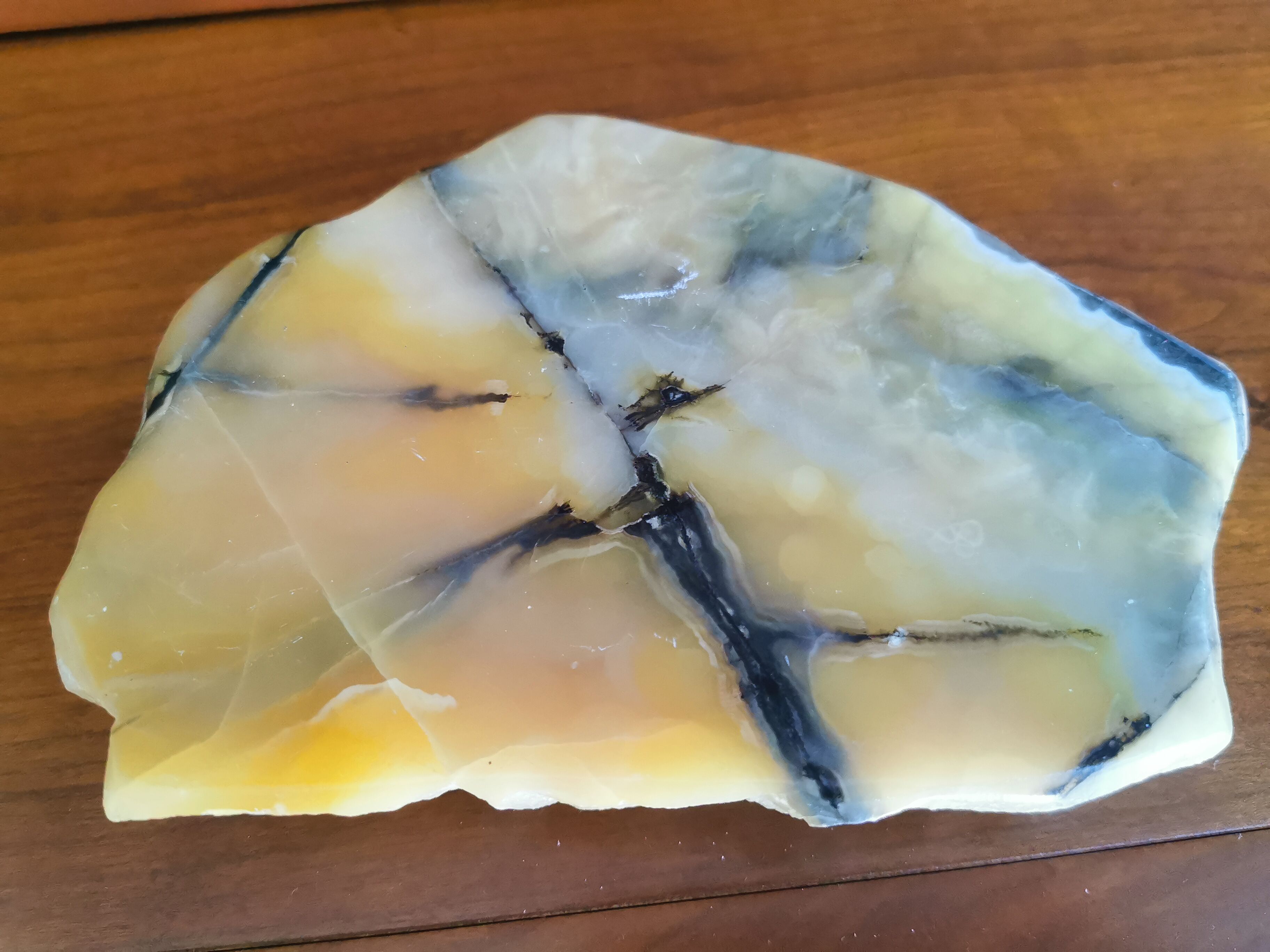 Brutalist onyx ashtray