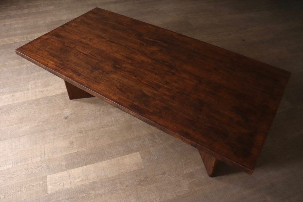 Pierre Jeanneret large library table PJ-TAT-08-A, Chandigarh, 1955-1956