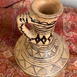 Berber vase painted terracotta