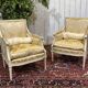 Pair of Louis XVI style armchairs from the 1960s.