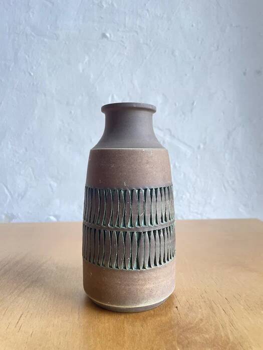 Tomas Anagrius handcrafted stoneware vase, Swedish 1960–1970