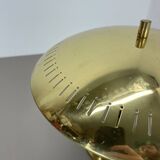 unique round  Brass Gino Sarfatti Style Ceiling Light Flushmount, Italy 1950s