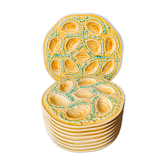 8 assiettes et 1 plat à huîtres Orfinox