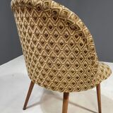 Pair of retro armchairs, Czechoslovakia 1960s