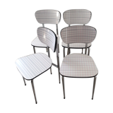 4 Formica chairs from the 60s and 70s
