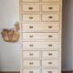 Haberdashery workbench - high chest of drawers - tallboy