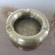 Round brass ashtray 60s 70s