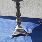 Lampe en métal avec abat-jour vert