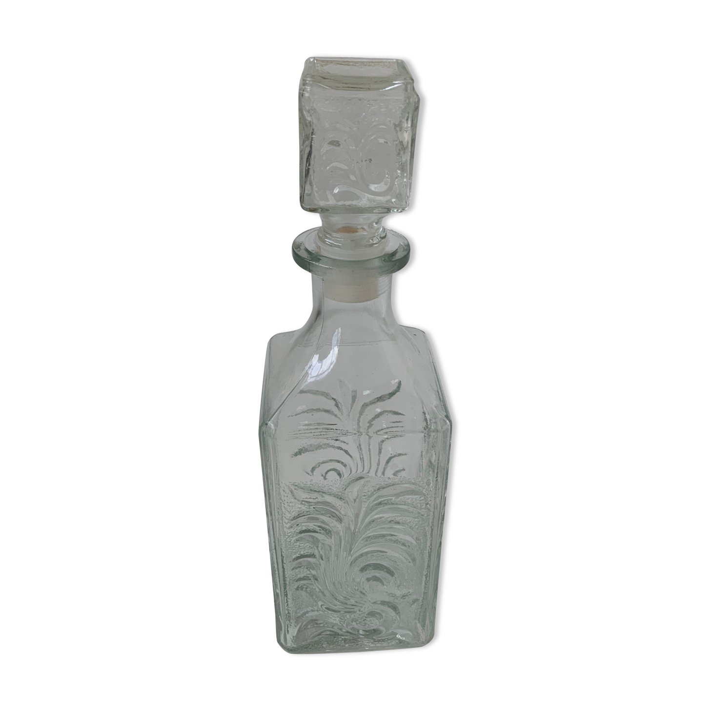 Carafe à whisky feuillage Selency x Monoprix Croisé Laroche