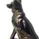 Vintage dog bookends