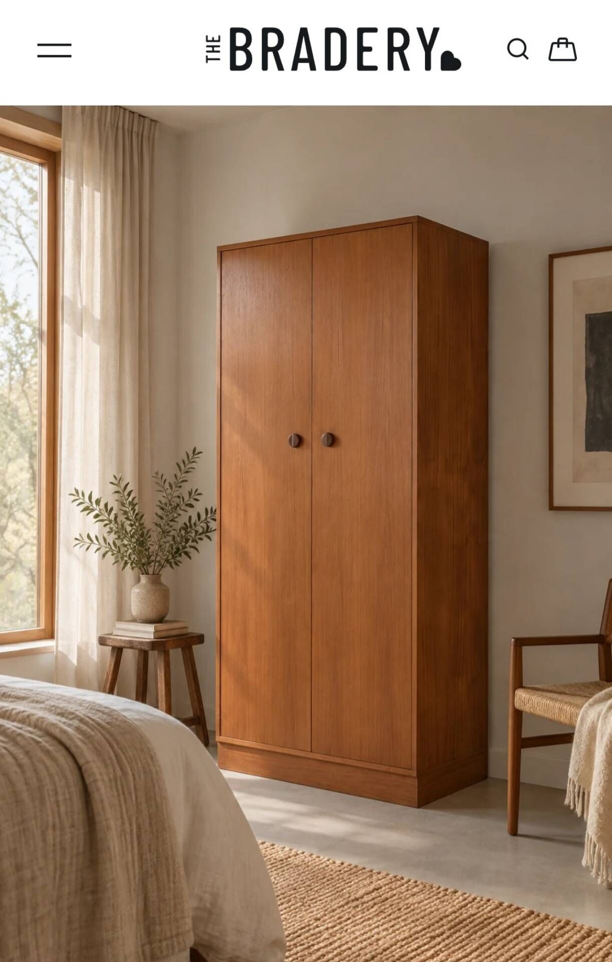 Teak wardrobe