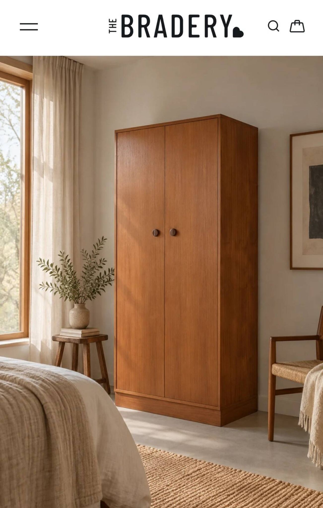 Teak wardrobe