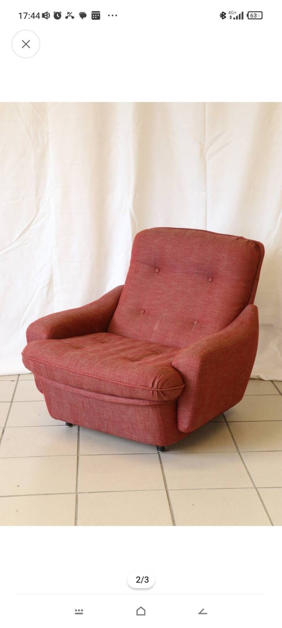 Orchidée Armchairs M. Cladestin
