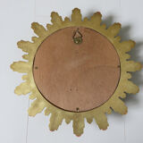 Sun mirror 60s 70s 25x25cm