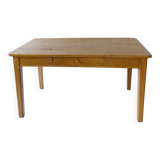 Wooden table with drawer