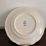 Old Dish Basket Vegetable Dish Earthenware Gien Rouen Renaissance Blue Model