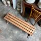 Wooden slatted bench ☐ 97 x 40 cm