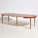 Restored teak dining table